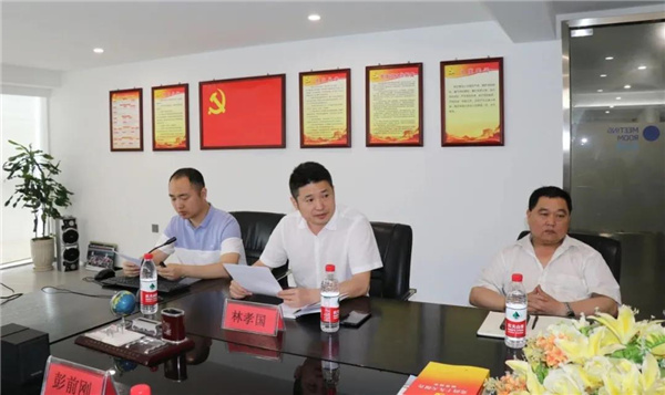 國(guó)威總經(jīng)理林孝國(guó)先生講話(huà)