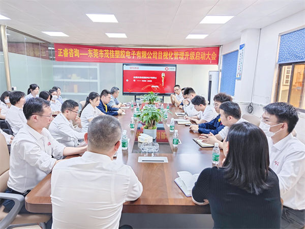 東莞市茂佳塑膠電子有限公司目視化管理升級啟動大會